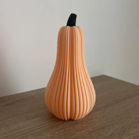 Lampion Dynia Piżmowa Podłużna na świeczkę LED